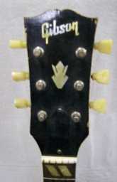 Gibson ES-175 1950 Sunburst project headstock front.jpg